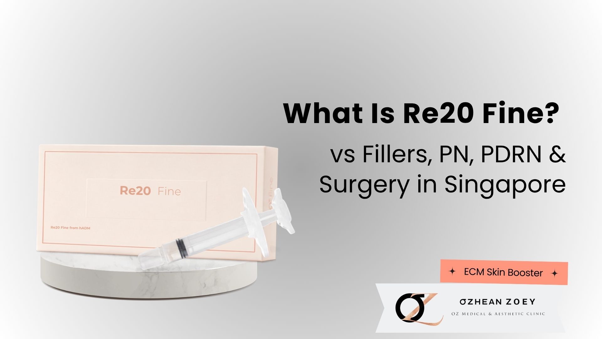 What Is Re20 Fine? The Under-Eye ECM Booster vs Fillers, PN, PDRN & Surgery in Singapore